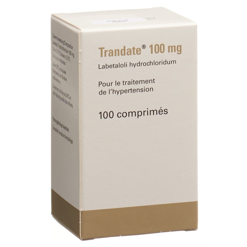 TRANDATE cpr 100 mg bte 100 pce