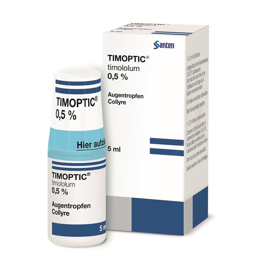 TIMOPTIC gtt opht 0.5 % 3 fl 5 ml