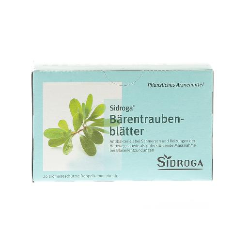 SIDROGA feuilles de raisin d'ours 20 sach 2 g