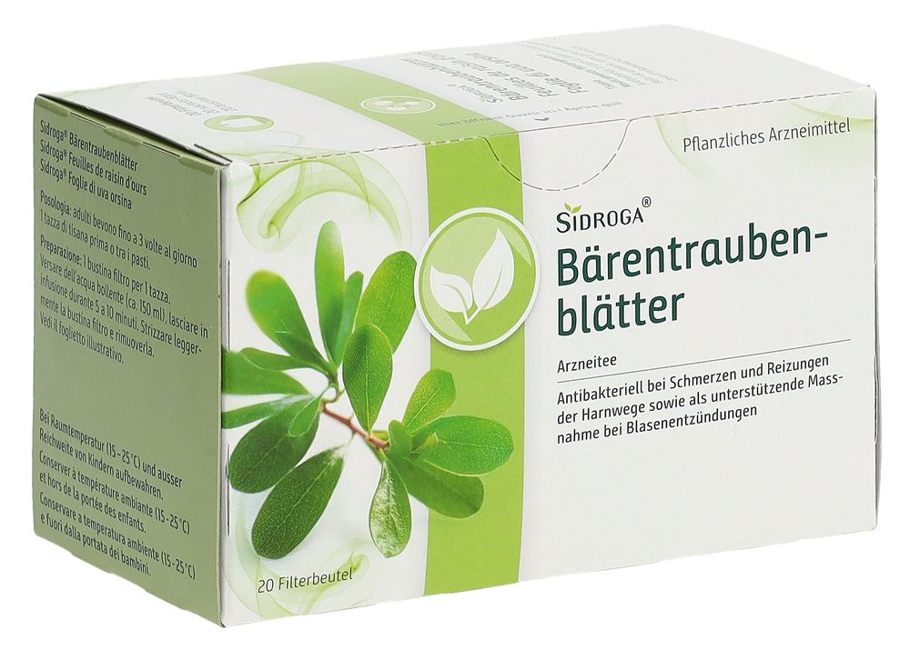 Sidroga Bärentraubenblätter, Arzneitee