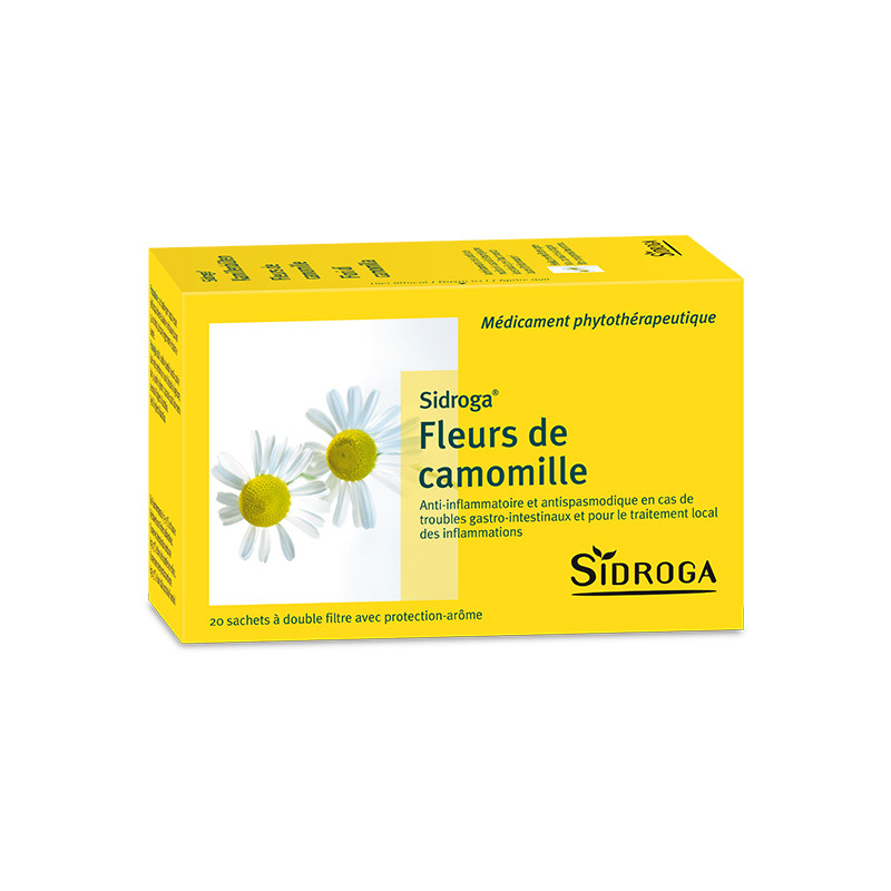 SIDROGA fleurs de camomille 20 sach 1.5 g