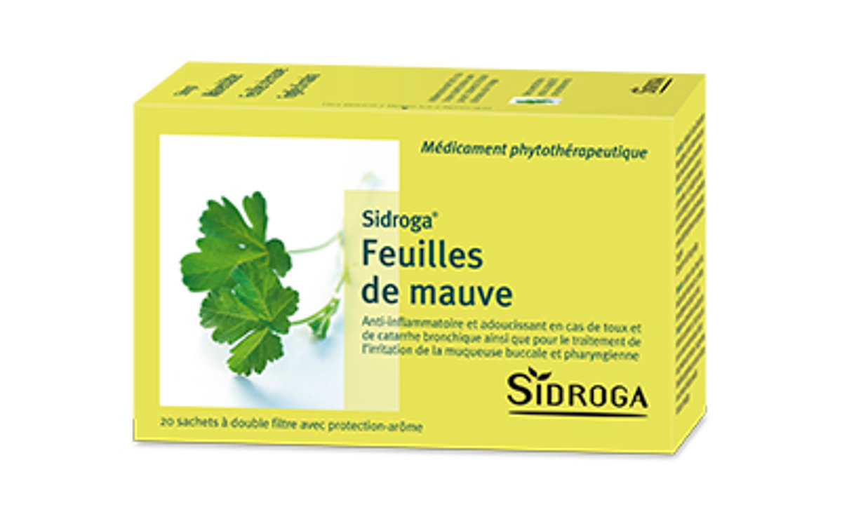 SIDROGA feuilles de mauve 20 sach 0.9 g