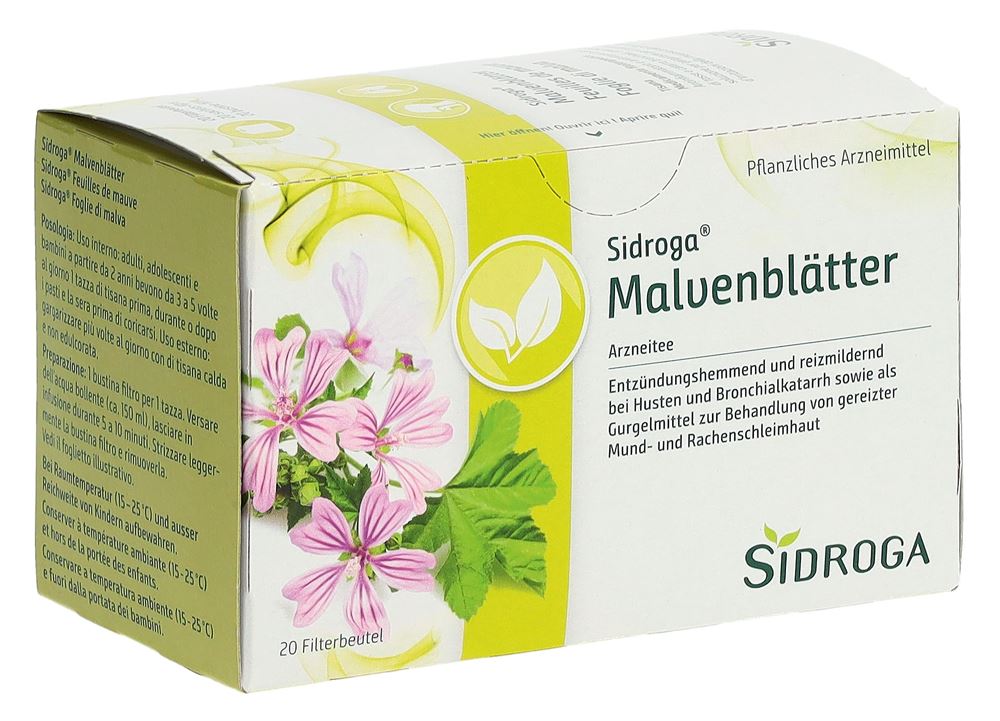 SIDROGA feuilles de mauve 20 sach 0.9 g