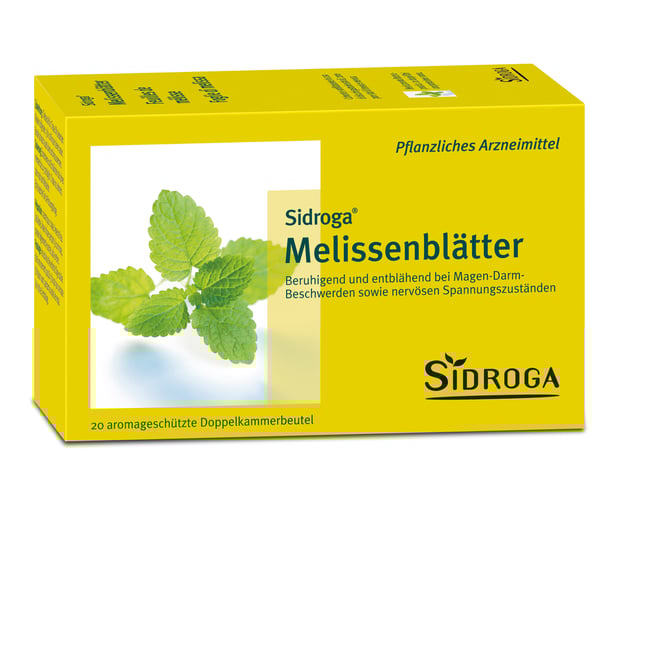 SIDROGA feuilles de mélisse 20 sach 1.5 g