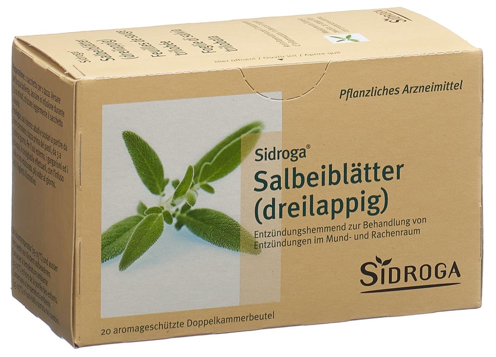 Sidroga Salbeiblätter (dreilappig), Arzneitee