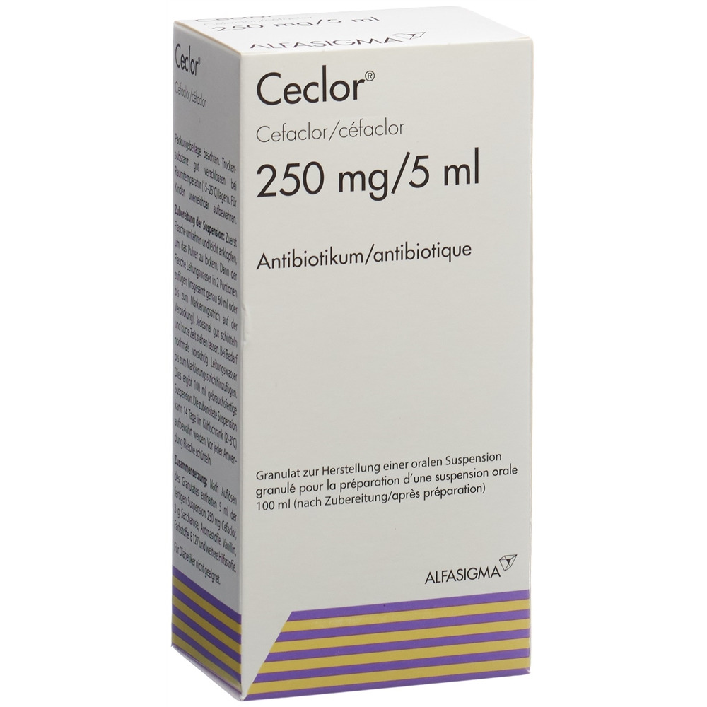 CECLOR susp 250 mg 100 ml