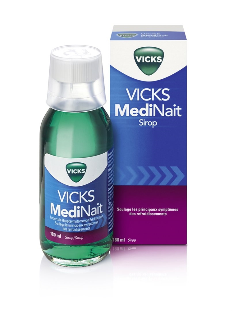 VICKS MEDINAIT sirop fl 180 ml