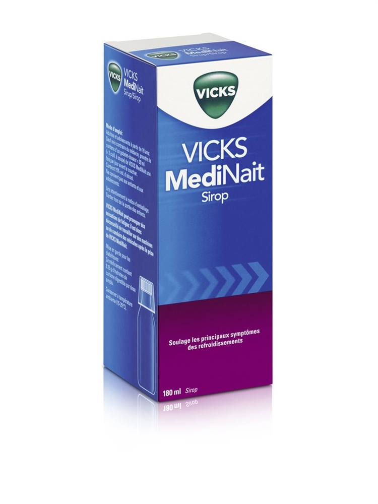 VICKS MEDINAIT sirop fl 180 ml