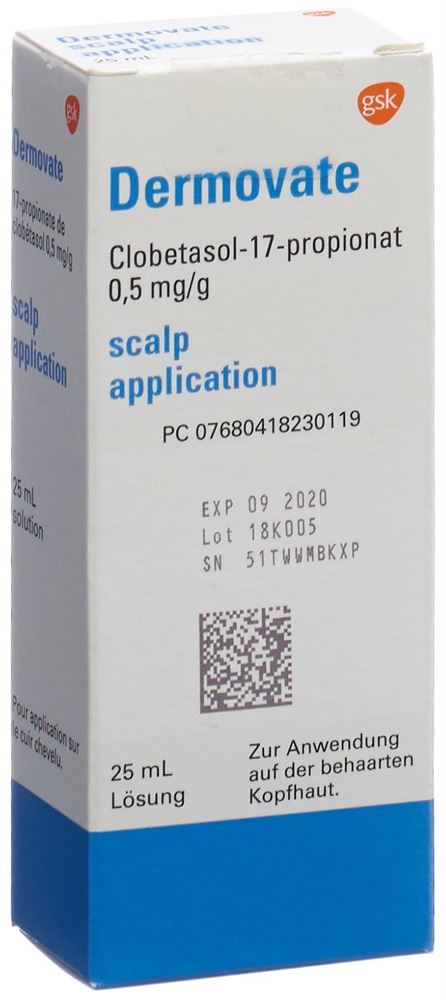 DERMOVATE scalp application sol fl 25 ml