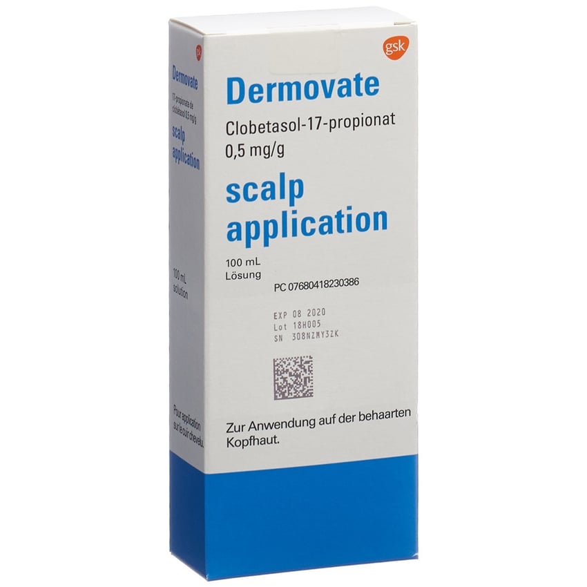 DERMOVATE scalp application sol fl 100 ml