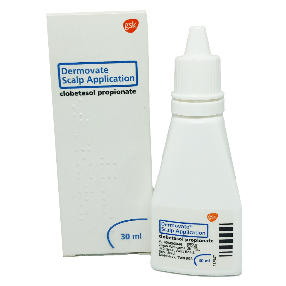 DERMOVATE scalp application sol fl 100 ml