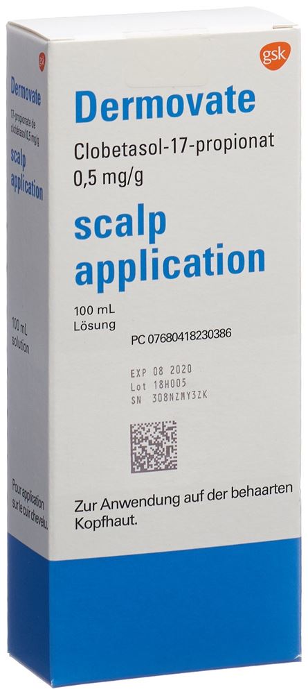 DERMOVATE scalp application sol fl 100 ml