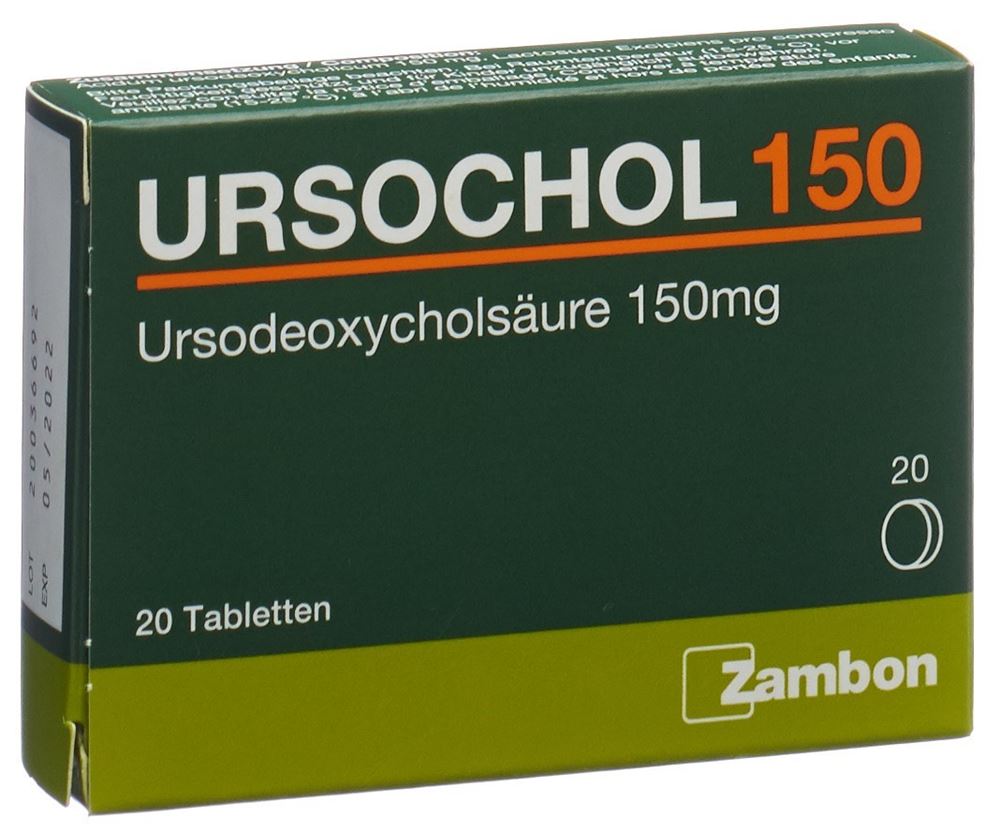 Ursochol 150 mg, compresse