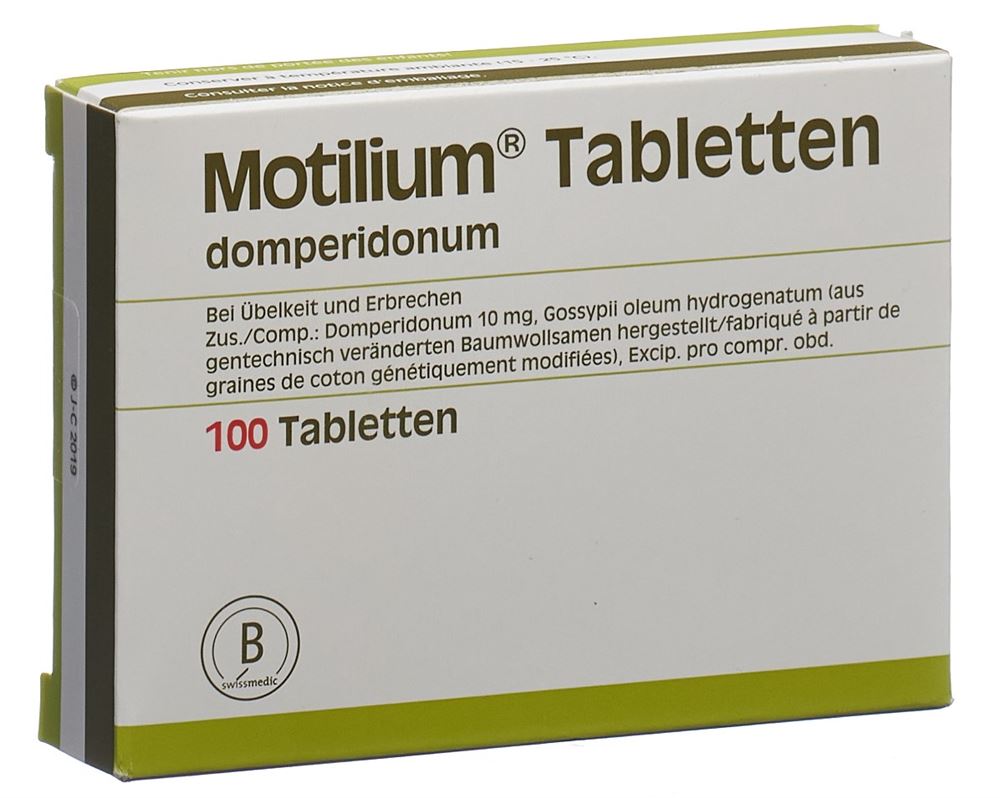 MOTILIUM cpr pell 10 mg 100 pce