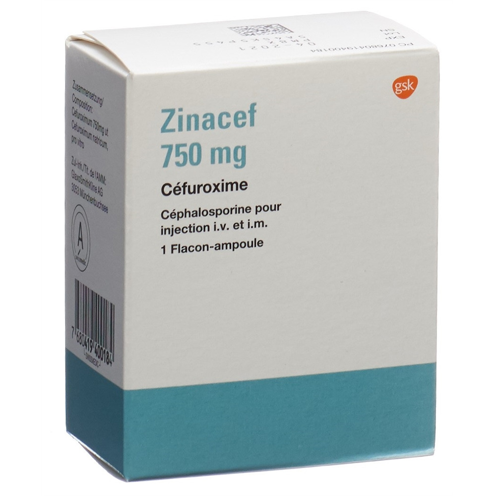 ZINACEF subst sèche 750 mg i.m./i.v. flac