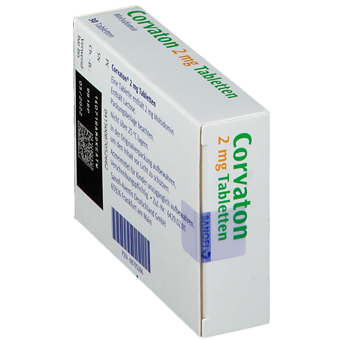 CORVATON cpr 2 mg 30 pce