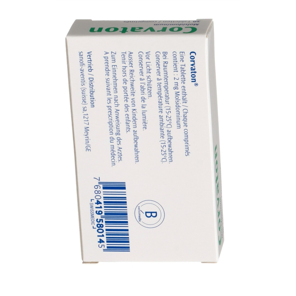 Corvaton, Tabletten