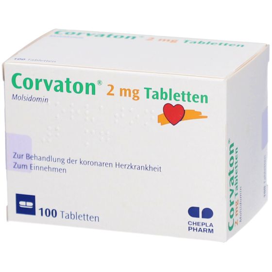 CORVATON cpr 2 mg 100 pce