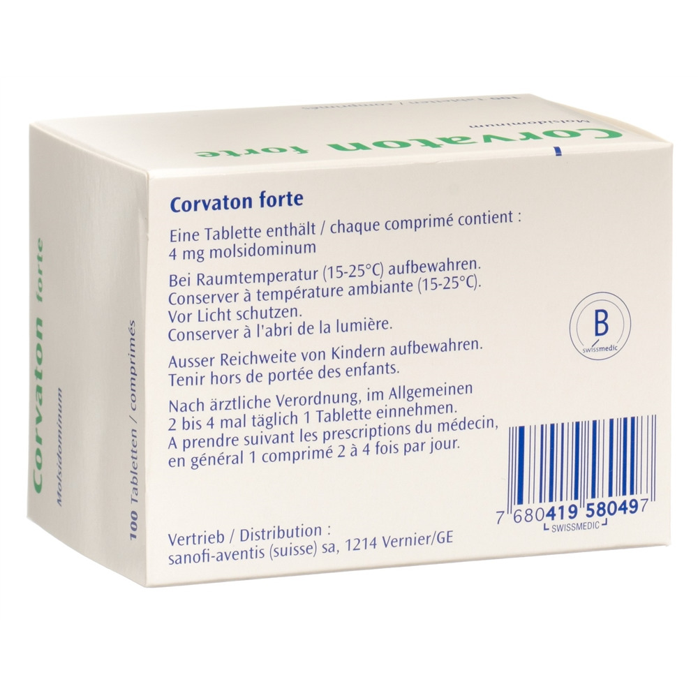 CORVATON forte cpr 4 mg 100 pce