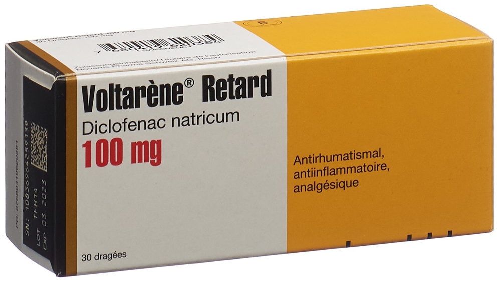 Voltaren Retard 100 mg, Dragées
