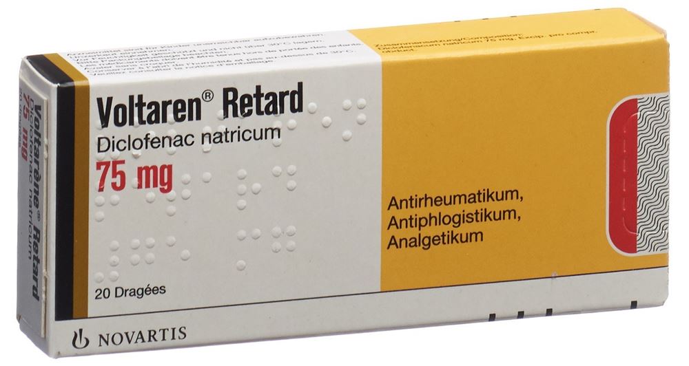 Voltaren Retard 75 mg, Dragées