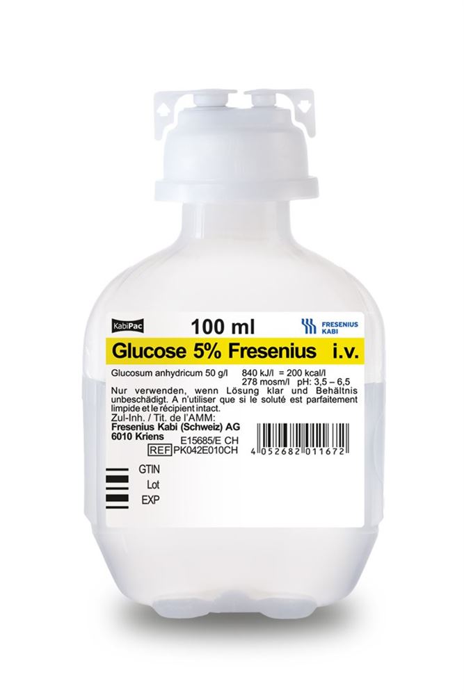 Glucose 5 % Fresenius, Infusionslösung