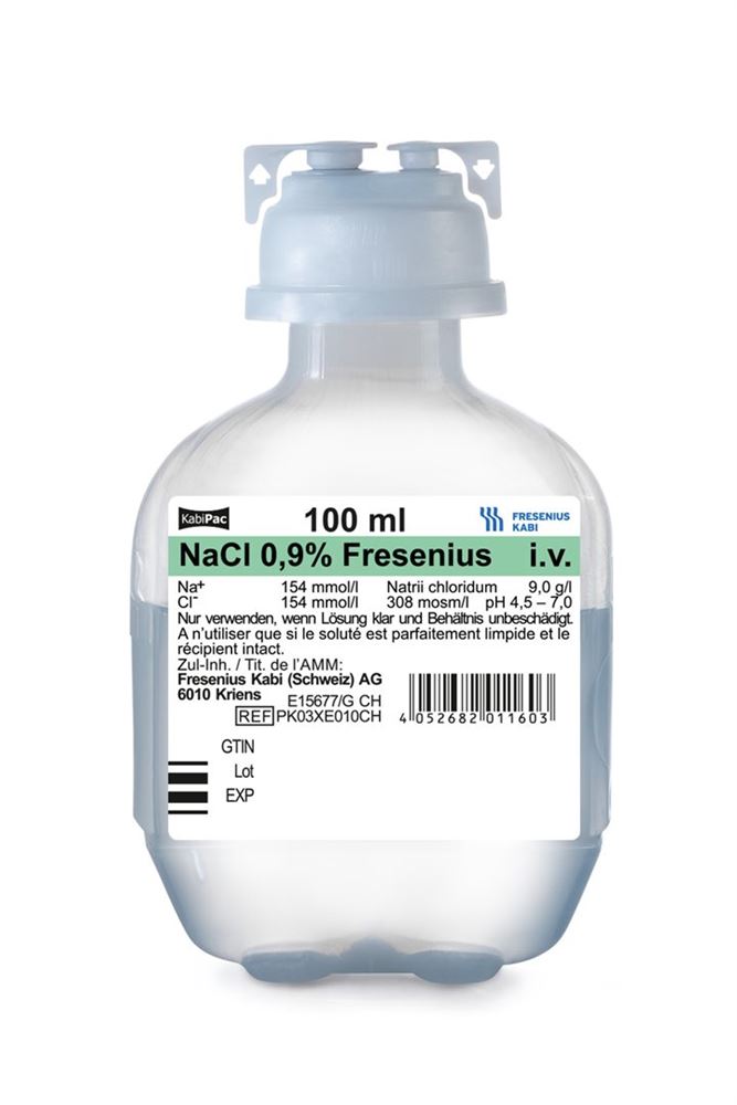 NACL Fresenius 0.9% 100ml KabiPac 40 pce