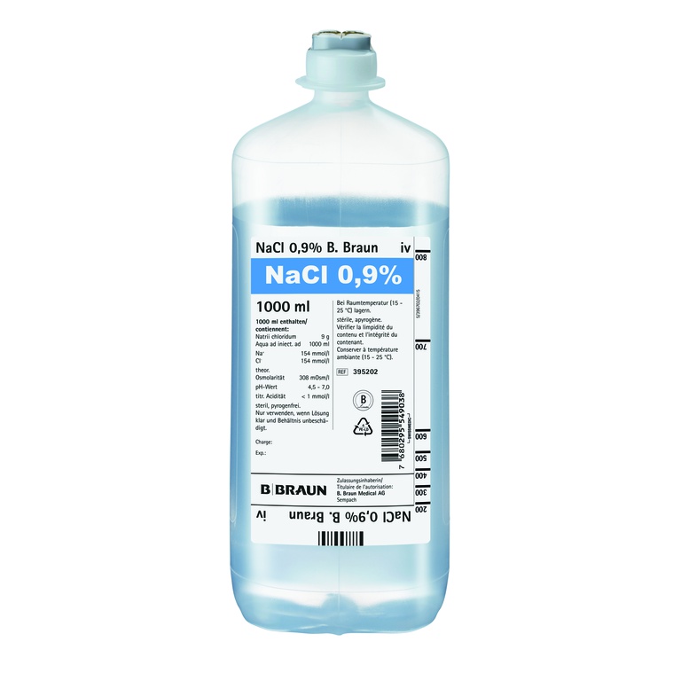 NACL Fresenius 0.9 % 500ml KabiPac 10 pce