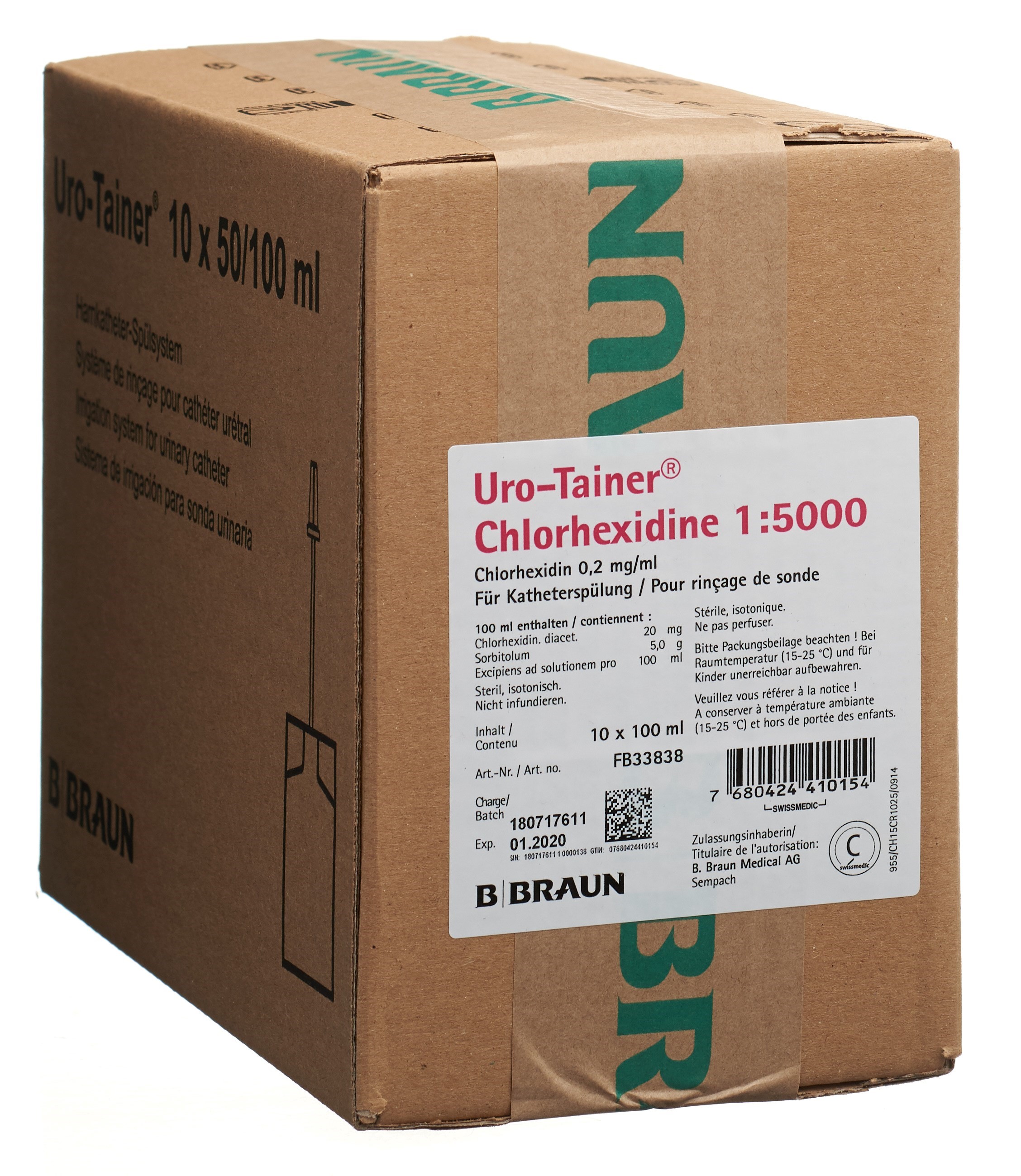 URO-TAINER CHLORHEXIDINE "CH"10X100ML