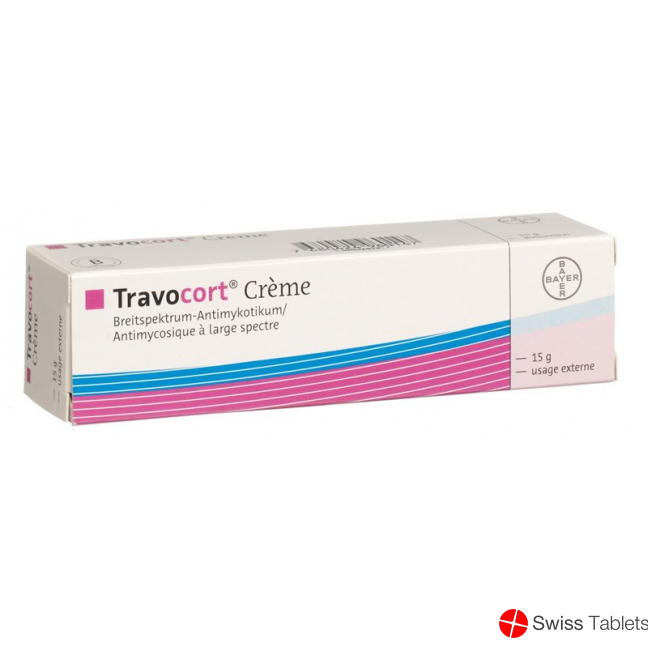 TRAVOCORT crème tb 15 g