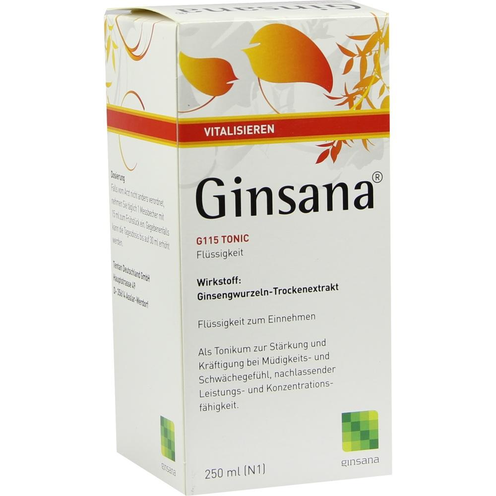 GINSANA tonique arôme de cerise 2 fl verre 250 ml
