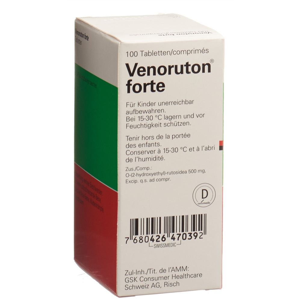 VENORUTON forte cpr 500 mg 100 pce