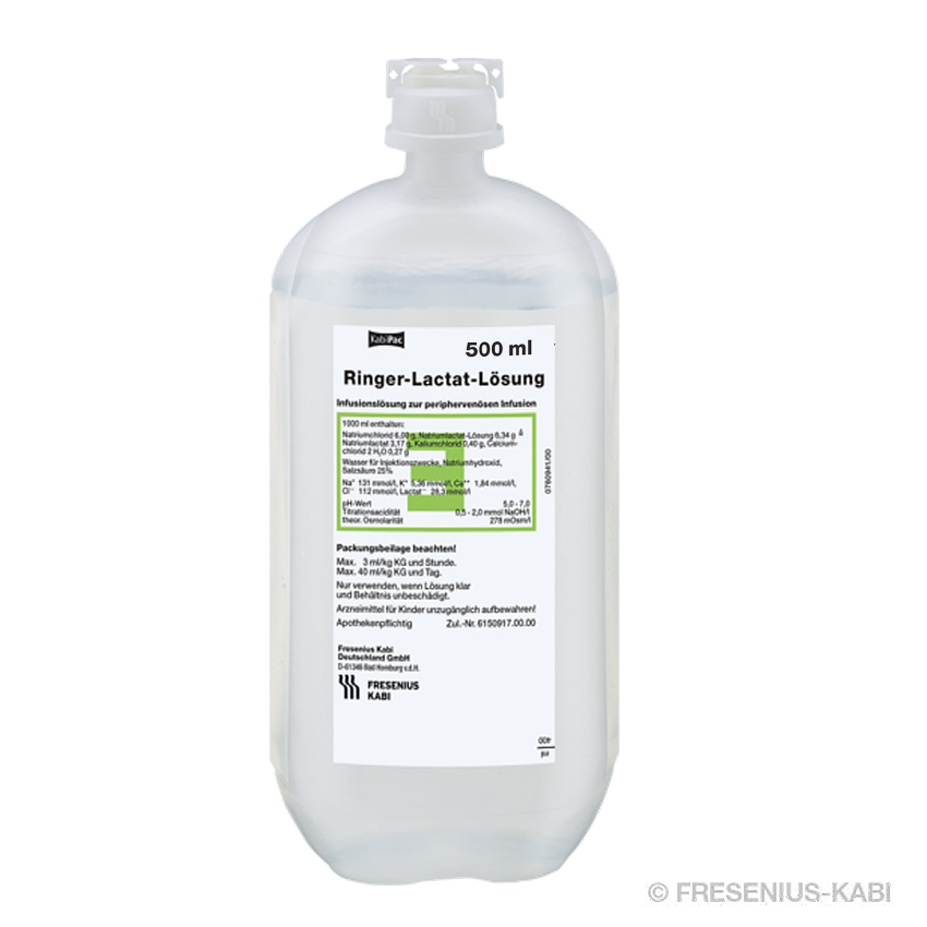 RINGER-LACTAT Fresenius 500ml KabiPac 10 pce