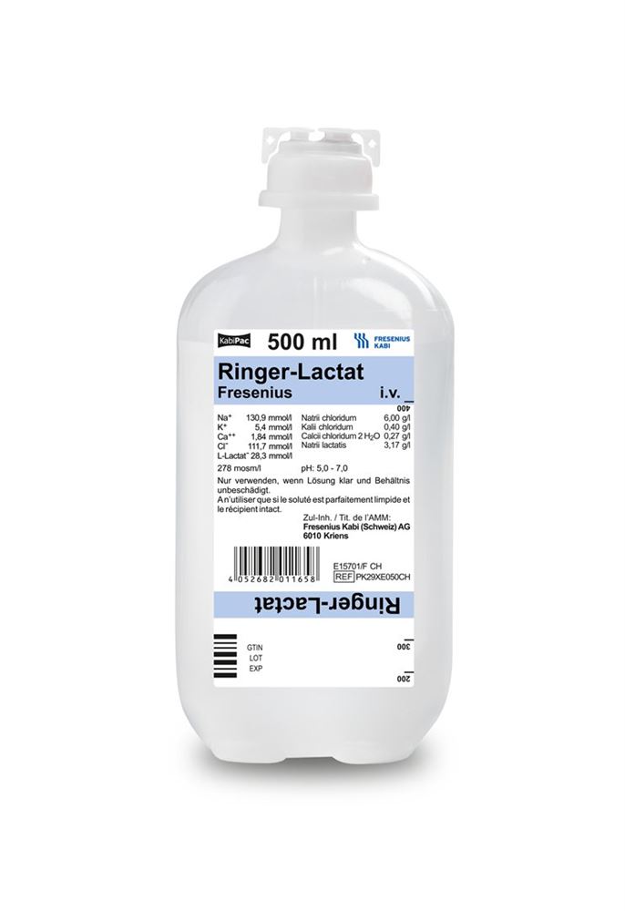 RINGER-LACTAT Fresenius 500ml KabiPac 10 pce