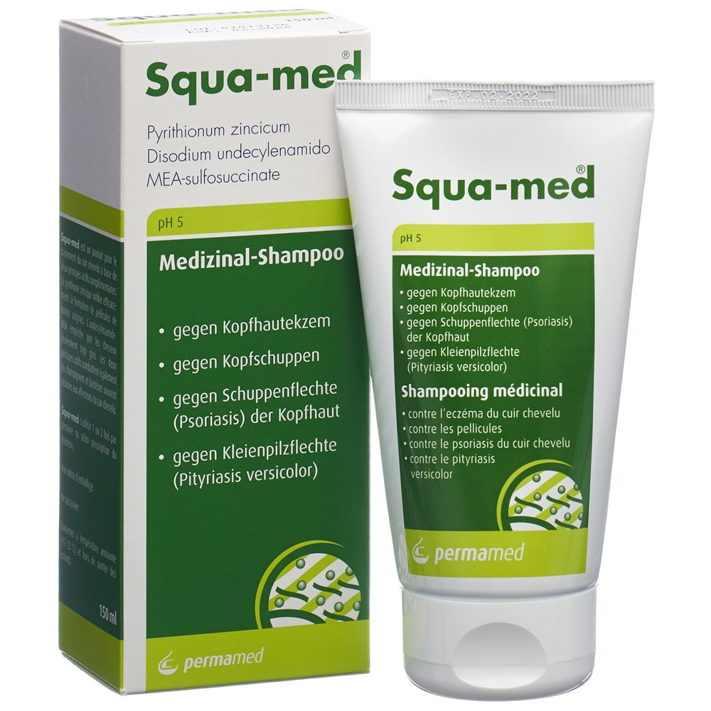 SQUA-MED shampooing médicinal pH 5 fl 60 ml