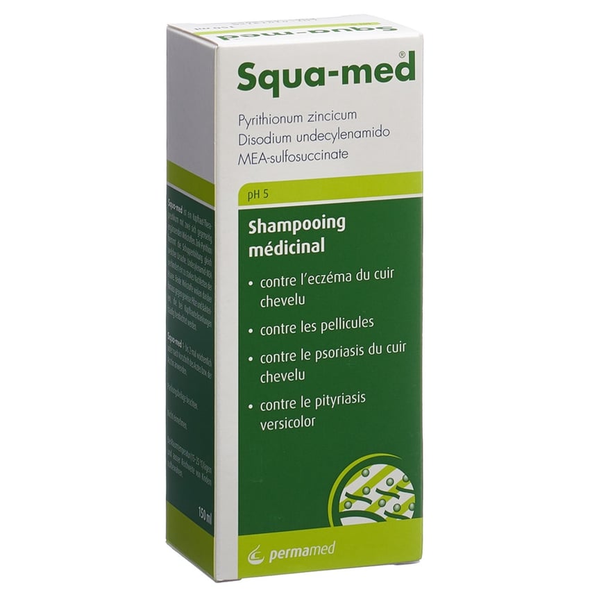 SQUA-MED shampooing médicinal pH 5 tb 150 ml