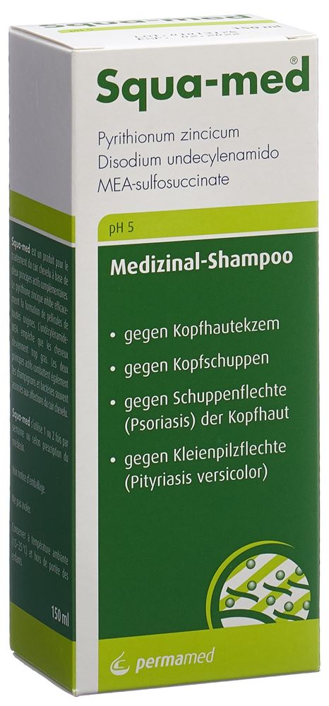 SQUA-MED shampooing médicinal pH 5 tb 150 ml