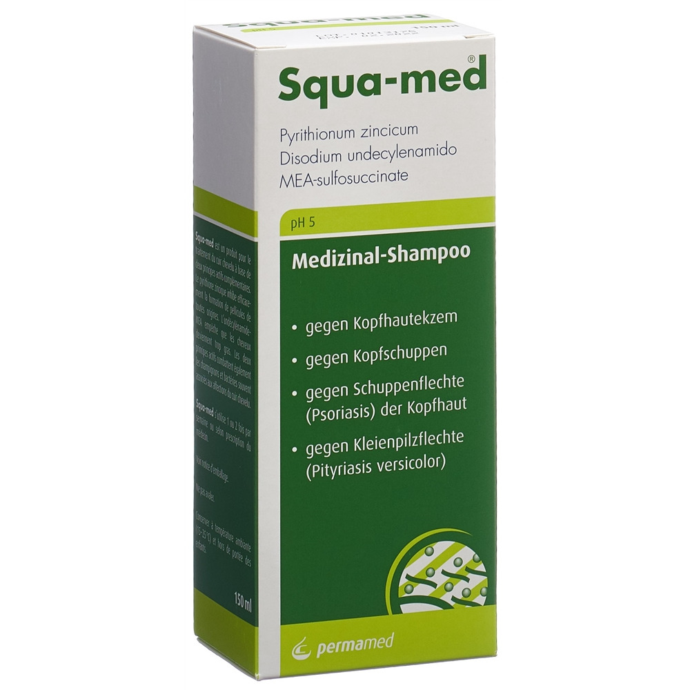 SQUA-MED shampooing médicinal pH 5 tb 150 ml
