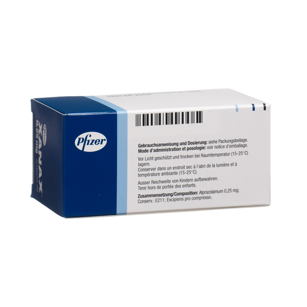Xanax 0,25 mg, Tabletten