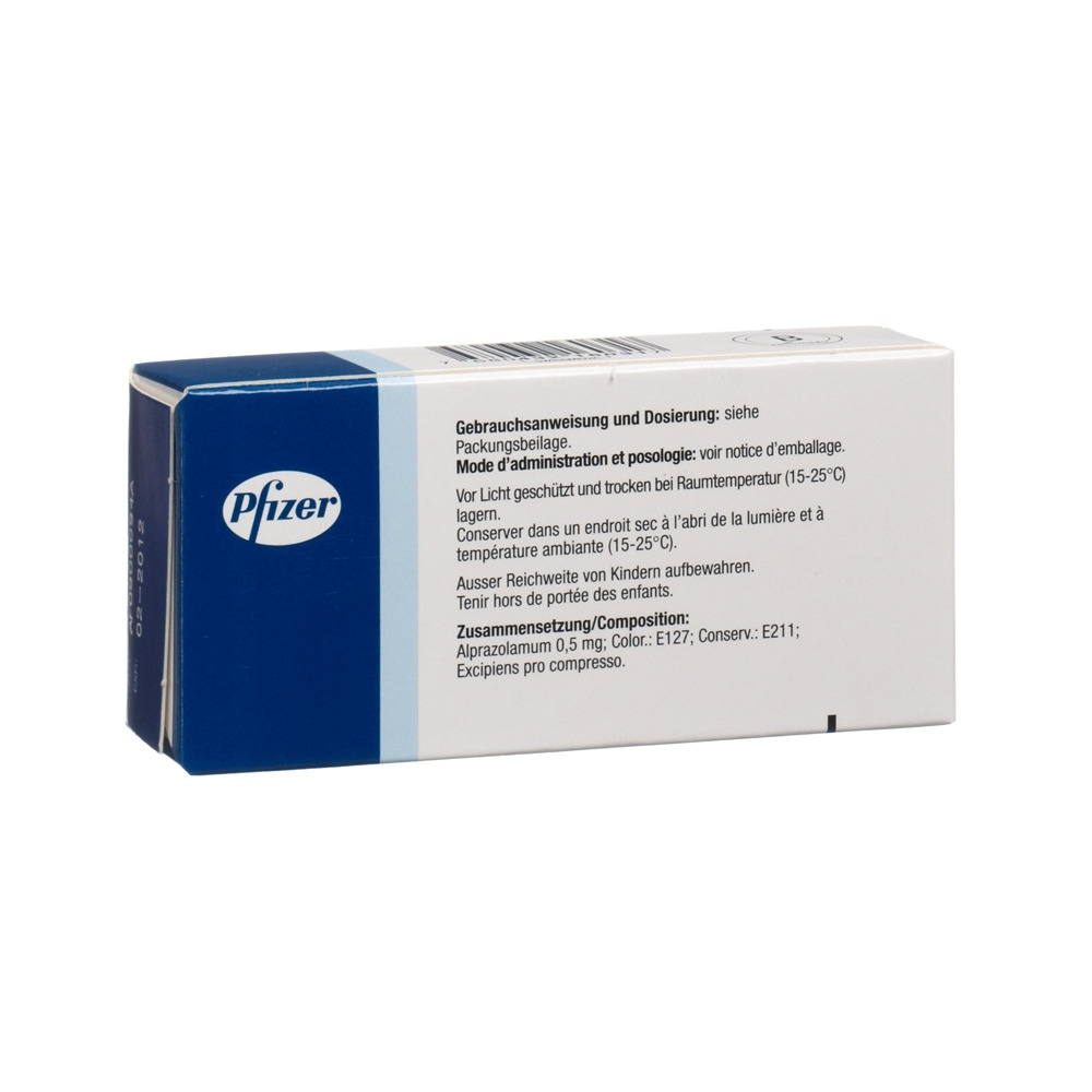 Xanax 0,5 mg, Tabletten