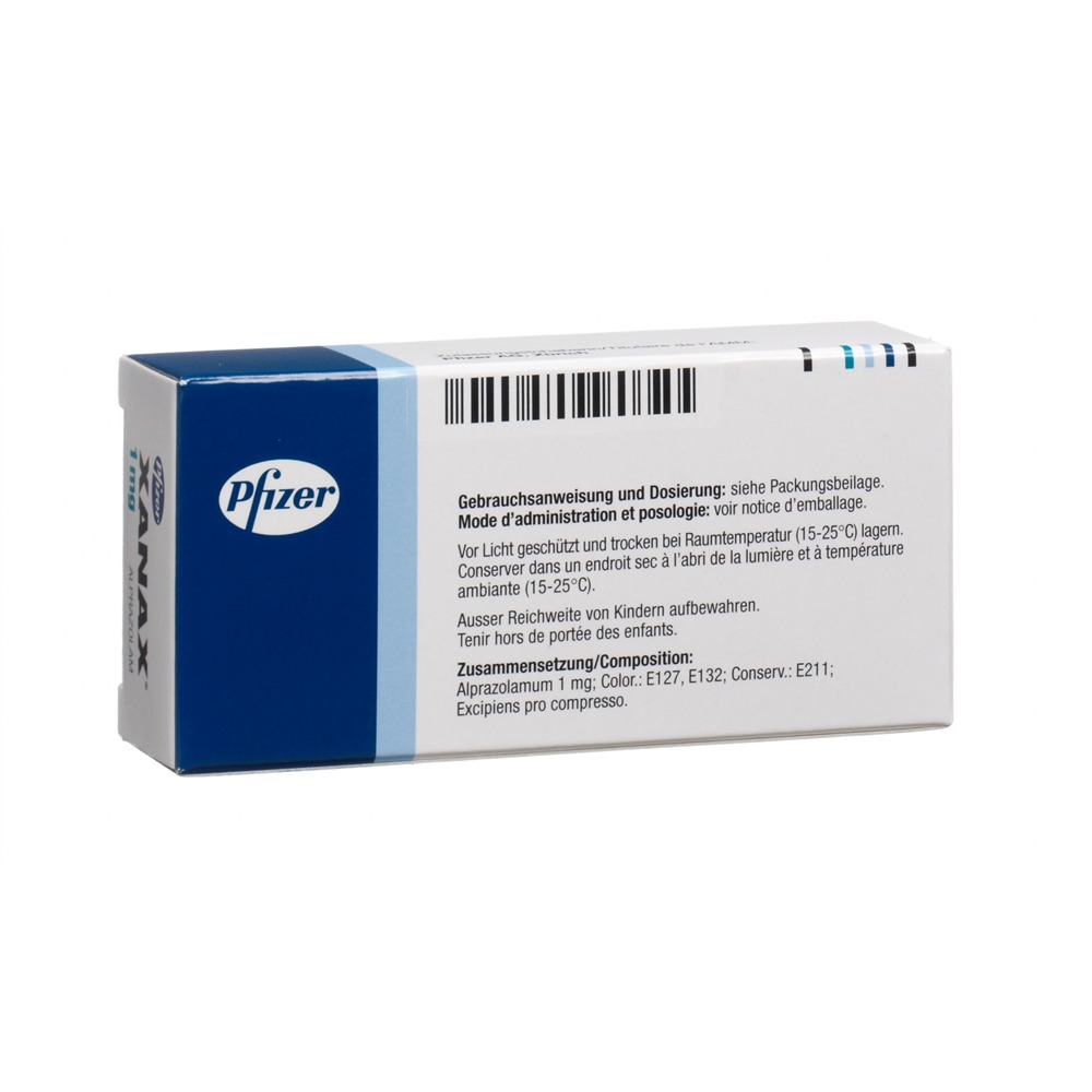 Xanax 1 mg, Tabletten