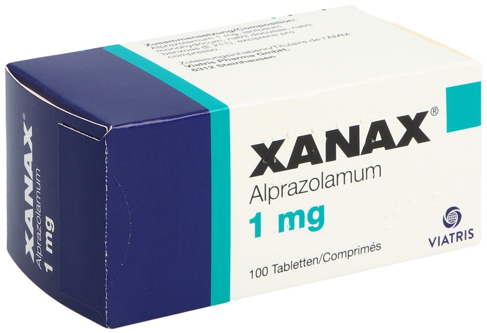 Xanax 1 mg, Tabletten