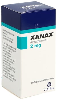 XANAX cpr 2 mg bte 100 pce
