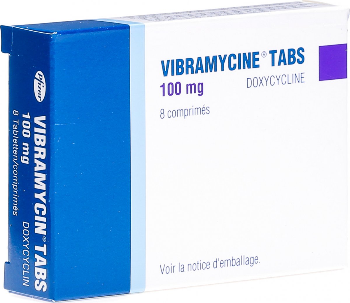 VIBRAMYCINE Tabs cpr 100 mg 8 pce