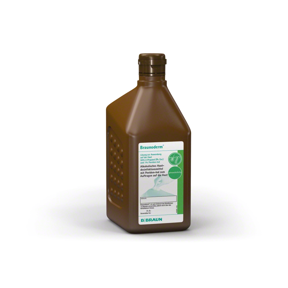 BRAUNODERM sol alcoolique incolore 10 fl 1000 ml