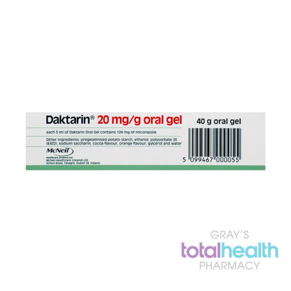 DAKTARIN gel oral 20 mg/g tb 40 g