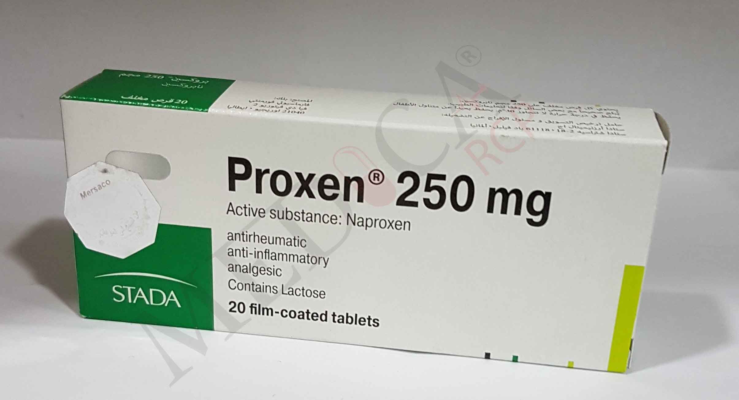 PROXEN cpr pell 250 mg 50 pce