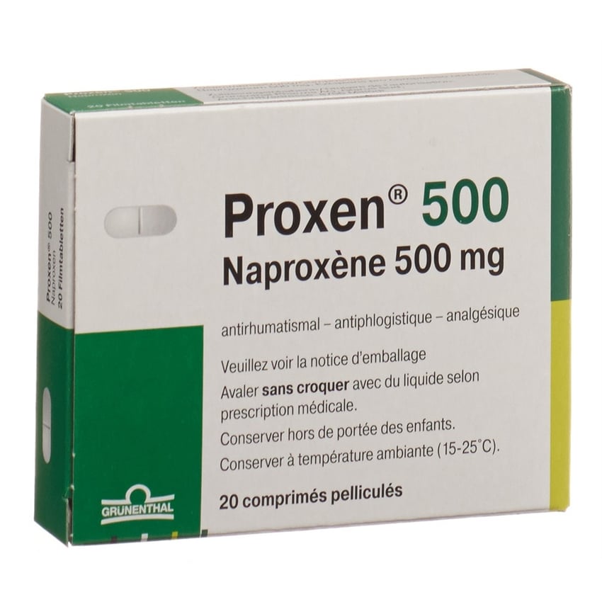 PROXEN cpr pell 500 mg 20 pce