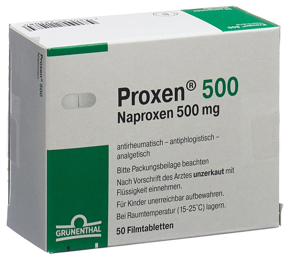 PROXEN cpr pell 500 mg 50 pce