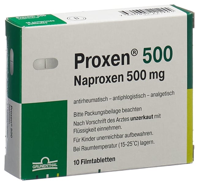 PROXEN cpr pell 500 mg 10 pce